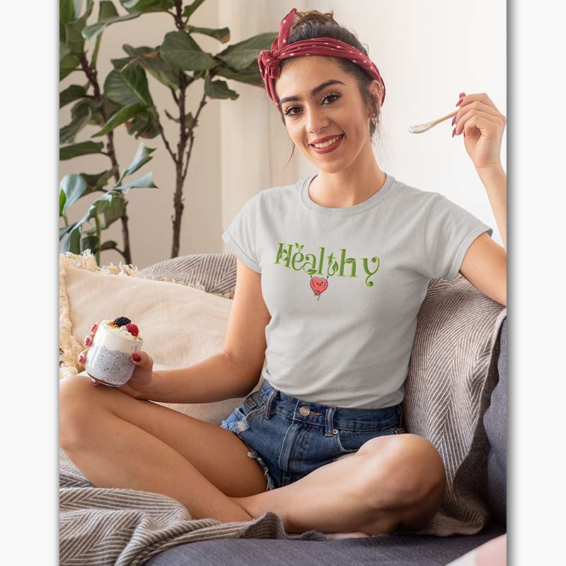 T shirt Bio Femme Healthy